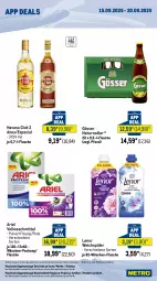 Gazetka promocyjna Metro - App Deals - Gazetka - ważna od 20.09 do 20.09.2025 - strona 2 - produkty: ariel, coupon, flasche, getränk, getränke, gösser, Havana Club, lenor, lenor weichspüler, natur, Palette, papier, Pods, radler, Ti, vollwaschmittel, waschmittel, weichspüler