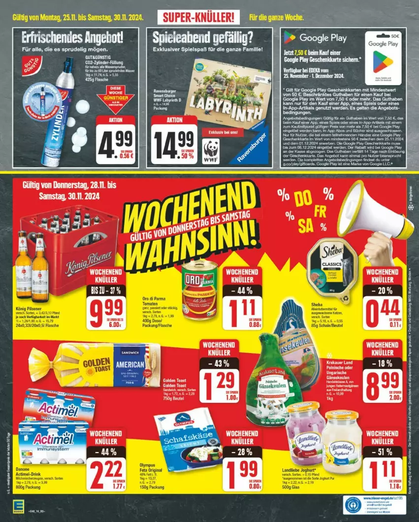 Aktueller Prospekt Edeka - Prospekte - von 25.11 bis 30.11.2024 - strona 16