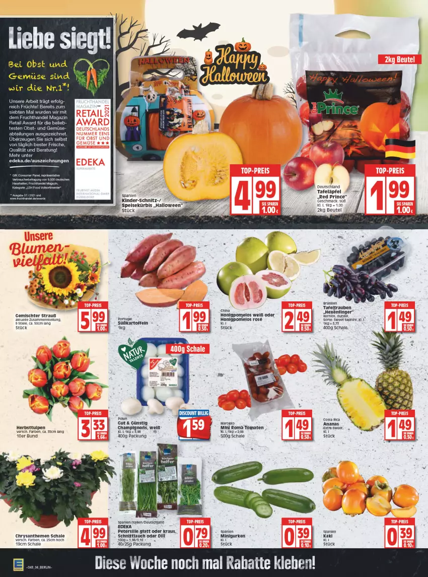 Aktueller Prospekt Edeka - Angebote der Woche - von 25.10 bis 30.10.2021 - strona 4