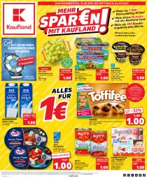 Gazetka promocyjna Kaufland - Prospekt - Gazetka - ważna od 06.09 do 06.09.2023 - strona 1 - produkty: angebot, angebote, basilikum, Becher, caramel, coupon, coupons, creme, dessert, desserts, discount, Dr. Oetker, drink, ehrmann, eis, ente, filet, filets, haltbare milch, haselnuss, hering, Herings, heringsfilets, joghur, joghurt, Kinder, kinder schokolade, milch, Mutti, Nougatcreme, nuss, oder yogurette, Paula, pudding, quark, riegel, ring, schoko, schokolade, tafeltrauben, Ti, toffifee, tomate, tomaten, trauben, vollmilch, weihenstephan, Yo, yogurette, ZTE