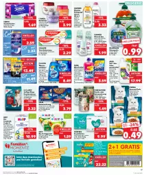 Gazetka promocyjna Kaufland - Prospekt - Gazetka - ważna od 06.09 do 06.09.2023 - strona 17 - produkty: Alwa, Always, angebot, angebote, ariel, beutel, bio, Brei, calgon, colgate, colgate total, colorwaschmittel, coupon, coupons, creme, deo, eis, elle, elvital, ente, felix, fertiggericht, feuchttücher, Finish, flüssigseife, folgemilch, garnier, gsw, hipp, hundenahrung, katzennahrung, LG, Make-up, milch, mizellen, Mizellen Reinigungswasser, natur, olive, omega, Omega-3, palmolive, pampers, Pants, Pods, purina, Reinigung, rind, ring, roll-on, saft, Schal, Schale, Seife, sensations, slip, slipeinlagen, spülmaschinen, sunil, Tasche, taschen, taschentücher, Tempo, Ti, tücher, und gemüse, vita, Vitamine, vollwaschmittel, waschmittel, wasser, wasserenthärter, windeln, windeln oder pants, zahncreme