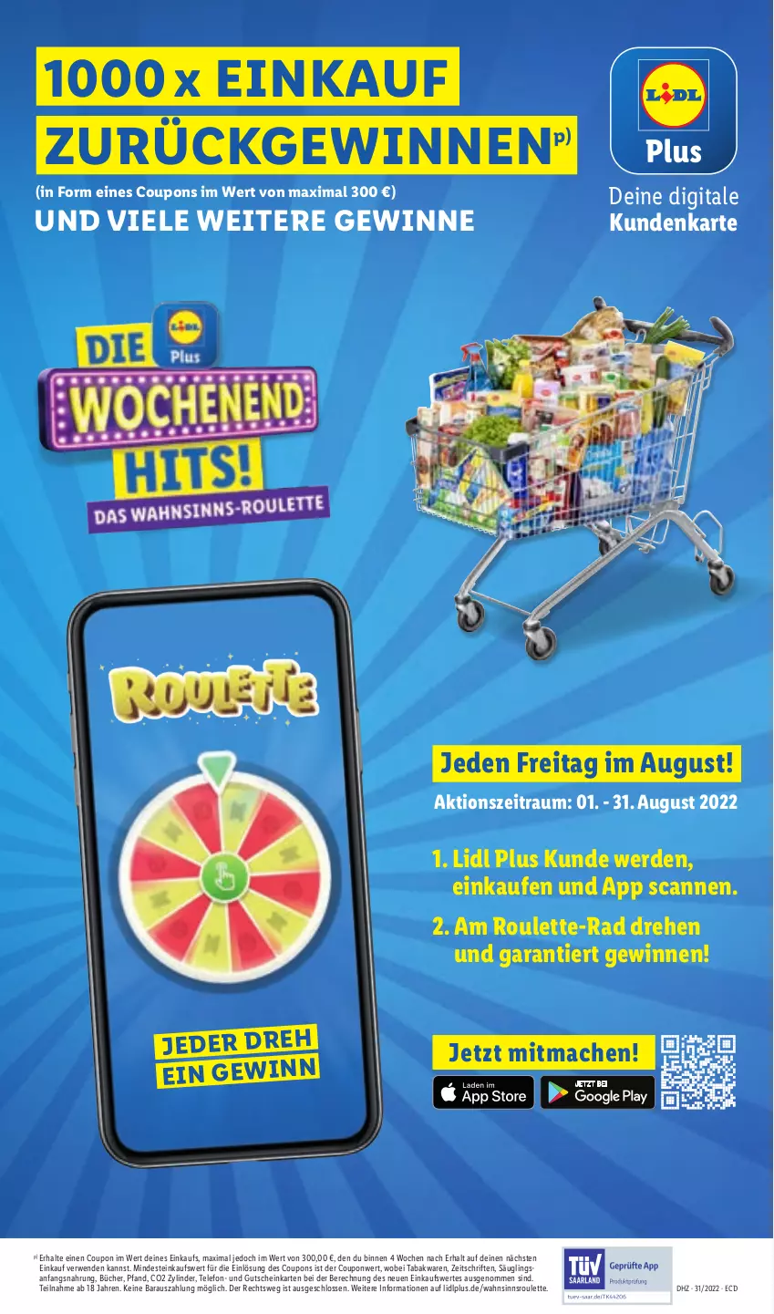 Aktueller Prospekt Lidl - Aktionsprospekt - von 01.08 bis 06.08.2022 - strona 45 - produkty: coupon, coupons, erde, gutschein, mac, rwe, telefon, Ti