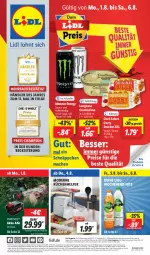 Gazetka promocyjna Lidl - Aktionsprospekt - Gazetka - ważna od 06.08 do 06.08.2022 - strona 1 - produkty: akku, aktionspreis, angebot, angebote, Bad, bio, champion, cremissimo, curry, discount, eis, elle, erde, küche, Küchen, Küchenhelfer, langnese, langnese cremissimo, lebensmittel, LG, Liege, mac, Mode, monster, Monster Energy, Parkside, preisvorteil, pril, Rauch, reis, schnäppchen, sim, snack, teller, Ti, ZTE