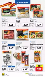 Gazetka promocyjna Lidl - Aktionsprospekt - Gazetka - ważna od 06.08 do 06.08.2022 - strona 38 - produkty: chorizo, eis, früchte, garnelen, grill, Holz, meeresfrüchte, Muscheln, ndk, paprika, preisvorteil, reis, ring, salami, Sardinen, Schal, Schale, Ti