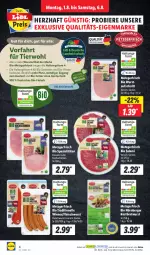 Gazetka promocyjna Lidl - Aktionsprospekt - Gazetka - ważna od 06.08 do 06.08.2022 - strona 4 - produkty: aufschnitt, Berger, bier, Biere, bio, bratwurst, eis, elle, ente, fleisch, fleischwurst, kasseler, kochschinken, ndk, nürnberger, rind, rinder, rostbratwurst, salami, Schal, Schale, schinken, schwein, schweine, Spezi, Ti, wein, weine, wiener, wurst