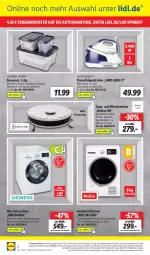 Gazetka promocyjna Lidl - Aktionsprospekt - Gazetka - ważna od 06.08 do 06.08.2022 - strona 48 - produkty: akku, angebot, angebote, Behälter, beleuchtung, bügel, Bügelstation, dampfbügelstation, decke, Deckel, eis, elle, LG, ndk, reis, rel, rum, Schal, Schale, silvercrest, Spektrum, Sport, telefon, Ti, Trockner, uhr, waschmaschine, wasser, wassertank