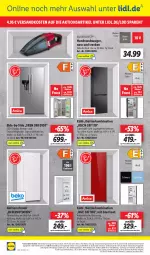 Gazetka promocyjna Lidl - Aktionsprospekt - Gazetka - ważna od 06.08 do 06.08.2022 - strona 52 - produkty: akku, angebot, angebote, auto, eis, eiswürfel, elle, gefrierkombination, gefrierschrank, handstaubsauger, küche, ndk, reis, rel, Schal, Schale, Schrank, silvercrest, staubsauger, supergefrierfunktion, telefon, Ti, tisch, uhr, wasser, würfel