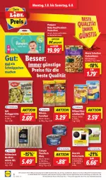 Gazetka promocyjna Lidl - Aktionsprospekt - Gazetka - ważna od 06.08 do 06.08.2022 - strona 6 - produkty: alesto, baby-dry, brut, Cashew, cashewkerne, dolce gusto, eis, Elektro, elle, ente, fertiggericht, fertiggerichte, filet, filets, fisch, grill, hilcona, HP, iglo, Käse, käsescheiben, Laufen, mac, Meister, milram, natur, Nescafé, pampers, preisvorteil, reis, schnäppchen, studentenfutter, teller, thunfisch, thunfisch filets, Ti, torte, tortelloni