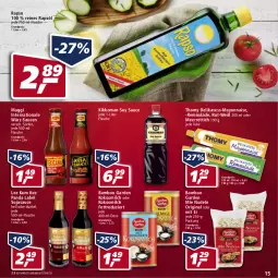 Gazetka promocyjna Real - Real Handzettel - Gazetka - ważna od 29.01 do 29.01.2022 - strona 15 - produkty: bamboo, eis, flasche, gin, kikkoman, kokos, kokosmilch, maggi, mayonnaise, meerrettich, milch, nudel, nudeln, rapso, rapsöl, reines rapsöl, reis, remoulade, Rettich, sauce, saucen, soja, sojasauce, thomy, Ti, Yo