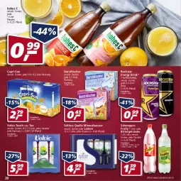 Gazetka promocyjna Real - Real Handzettel - Gazetka - ważna od 29.01 do 29.01.2022 - strona 20 - produkty: Alwa, Cap, capri-sun, drink, durstlöscher, eis, elle, energy drink, flasche, getränk, getränke, Hohes C, mineralwasser, reis, Rockstar, schweppes, tee, Ti, volvic, wasser