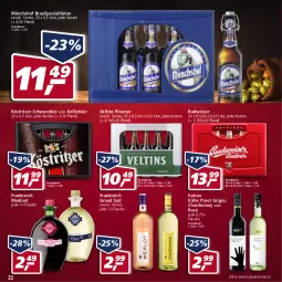 Gazetka promocyjna Real - Real Handzettel - Gazetka - ważna od 29.01 do 29.01.2022 - strona 22 - produkty: bier, budweiser, chardonnay, eis, elle, flasche, grand sud, käfer, kellerbier, köstritzer, medinet, mönchshof, pils, pilsener, Pinot, pinot grigio, reis, Spezi, Ti, veltins, veltins pilsener