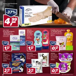 Gazetka promocyjna Real - Real Handzettel - Gazetka - ważna od 29.01 do 29.01.2022 - strona 28 - produkty: beutel, bio, bübchen, duschgel, eis, felix, flasche, frucht, handschuhe, handtücher, Jean Carol, Nassnahrung, Perfect Fit, püree, reis, schuhe, shampoo, snack, snacks, Trockennahrung, tücher, waschhandschuh, waschlappen, whiskas