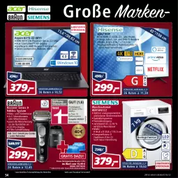 Gazetka promocyjna Real - Real Handzettel - Gazetka - ważna od 29.01 do 29.01.2022 - strona 54 - produkty: acer, alpro, AMD Radeon, auer, auto, braun, deo, dvb, DVB-T, eis, elle, ente, HDD, HDMI, lautsprecher, radeon, rasierer, Receiver, Reinigung, reis, rel, rum, Schere, spee, Spektrum, Spezi, teller, Ti, trommel, usb, ZTE