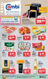 Gazetka promocyjna Combi - Prospekte - Gazetka - ważna od 18.11 do 18.11.2023 - strona 1 - produkty: activia, angebot, angebote, auer, Becher, braten, butter, clementinen, dallmayr, dallmayr prodomo, danone, danone activia, drink, eis, elle, energy drink, ente, flasche, fritteuse, grill, gyros, Havana Club, kaffee, kitkat, küche, Küchen, landliebe, lebensmittel, leberwurst, lion, monster, pfanne, prodomo, reis, rügenwalder, schwein, Streichzart, tee, teewurst, Ti, Tiere, wein, wurst, ZTE