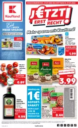 Gazetka promocyjna Kaufland - Gazetka - ważna od 27.07 do 27.07.2022 - strona 1 - produkty: angebot, angebote, beutel, Brei, coupon, coupons, eis, erde, fertiggericht, fertiggerichte, fisch, fischstäbchen, gin, iglo, joghur, joghurt, kaffee, knorr, knorr fix, kräuter, kräuterlikör, likör, Meister, melitta, natur, naturjoghurt, rispentomaten, sofortrabatt, Ti, tomate, tomaten, ZTE