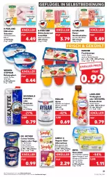 Gazetka promocyjna Kaufland - Gazetka - ważna od 27.07 do 27.07.2022 - strona 21 - produkty: angebot, angebote, Ayran, becel, Becher, beutel, braten, brustfilet, crème fraîche, danone, danone fruchtzwerge, Dr. Oetker, drink, eis, eiskaffee, filet, frucht, fruchtzwerge, Geflügel, geschnetzeltes, getränk, hähnchenbrust, hähnchenschenkel, henkel, hochwald, ideal zum braten, joghur, joghurt, kaffee, Käse, kräuter, kräutern, landliebe, milch, Müller, nuss, omega, Omega-3, purland, pute, Putengeschnetzeltes, quetschbeutel, rahmjoghurt, salz, schenkel, schoko, sim, Ti, wasser, weihenstephan, Zelt