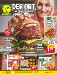 Gazetka promocyjna Netto Marken-Discount - Filial Angebote - Gazetka - ważna od 08.01 do 08.01.2022 - strona 10 - produkty: bio, burger, eis, Falafel, fertiggericht, frosta, mit gemüse, ndk, reis, rezept, sim, Spezi, Ti, Tofu, usb, veggie, versandkostenfrei