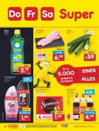 Gazetka promocyjna Netto Marken-Discount - Filial Angebote - Gazetka - ważna od 08.01 do 08.01.2022 - strona 34 - produkty: asti, cola, duschdas, dusche, eis, gurke, gurken, kaffee, kaffee-pads, limo, limonade, limonaden, ndk, rapso, rapsöl, reis, rind, rinder, ring, senseo, Ti, usb, versandkostenfrei, vita, Vita C