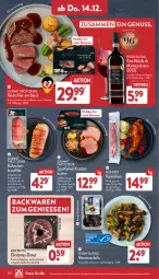 Gazetka promocyjna Aldi Nord - Von Montag - Gazetka - ważna od 16.12 do 16.12.2023 - strona 30 - produkty: amaro, backwaren, braten, brustfilet, Donut, eis, filet, flasche, gewürz, gin, grill, hähnchenbrust, hähnchenbrustfilet, Mantel, monte, Montepulciano, Muscheln, nuss, Ofen, reis, rind, rinder, rinderfilet, rotwein, Speck, Ti, tiefpreis, wein, Wild, ZTE, zucker