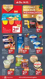 Gazetka promocyjna Aldi Nord - Von Montag - Gazetka - ważna od 16.12 do 16.12.2023 - strona 32 - produkty: aldi, angebot, angebote, aufstrich, Becher, bio, brot, camembert, danone, danone fruchtzwerge, Dany, dany sahne, eimer, eis, elle, frucht, Fruchtquark, fruchtzwerge, kakao, malz, milch, mousse, quark, reis, sahne, Schmalz, schoko, schokolade, tee, teller, Ti, weihenstephan, weihnachten