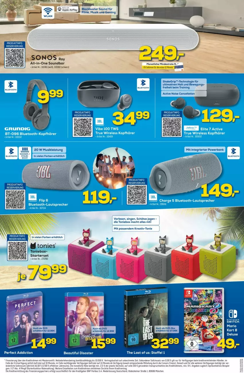 Aktueller Prospekt Euronics - Prospekte - von 26.07 bis 02.08.2023 - strona 4 - produkty: Bank, dvd, eis, mac, powerbank, shake, soundbar, Ti, Toniebox