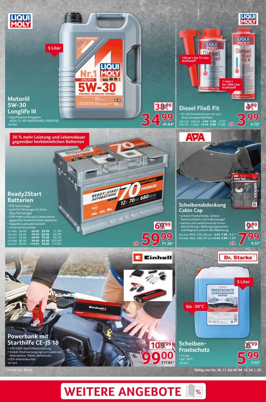 Aktueller Prospekt Selgros - Non Food - von 28.11 bis 04.12.2024 - strona 33 - produkty: Arbeitsleuchte, auer, batterie, batterien, eis, Germ, kamera, Leuchte, mam, reiniger, Scheibenreiniger, smartphone, tablet