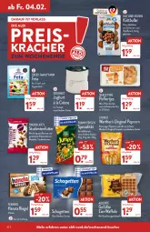 Gazetka promocyjna Aldi Nord - Aldi-Aktuell - Gazetka - ważna od 05.02 do 05.02.2022 - strona 30 - produkty: aldi, beutel, braten, caramel, Cashew, cashewkerne, eier, eis, elle, ente, erdnuss, ferrero, feta, fleisch, Fleischbällchen, funny-frisch, gin, hanuta, haselnuss, joghur, joghurt, kartoffel, Köttbullar, kracher, kuchen, mac, mandel, mandeln, milch, nuss, Pfannkuchen, Poffertjes, popcorn, reis, riegel, rind, rindfleisch, schogetten, schwein, schweine, snack, snack time, Spezi, storck, studentenfutter, teller, Ti, topf, waffeln, wein, weine