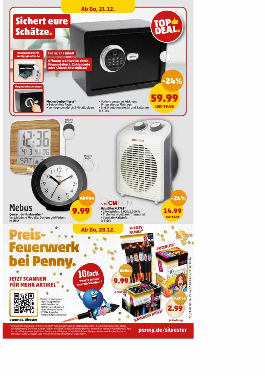 Aktueller Prospekt Penny - Prospekte - von 18.12 bis 23.12.2023 - strona 29 - produkty: dell, elle, Funkwecker, Leuchte, Mode, rum, thermostat, Ti, ventilator, weck