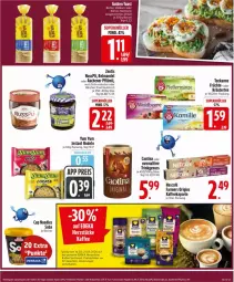 Gazetka promocyjna Edeka - Prospekte - Gazetka - ważna od 21.03 do 21.03.2026 - strona 11 - produkty: aufstrich, Becher, Belmandel, butter, deka, eis, erdnuss, Erdnussbutter, frucht, fruchtaufstrich, früchte, gin, kaffee, kaffeekapseln, kräuter, mandel, nescafe, nudel, nudeln, nuss, nusspli, oder kräuter, ovomaltine, reis, reiss, tee, teekanne, Ti, Yum Yum, zentis