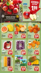 Gazetka promocyjna Rewe - Prospekte - Gazetka - ważna od 16.12 do 16.12.2023 - strona 8 - produkty: apfel, bio, clementinen, decke, eis, fleisch, florette, früchte, grana, granatapfel, granatapfelkerne, mac, mango, orange, orangen, Pomelo, Rana, rote tafeläpfel, rotkohl, salat, Schal, Schale, schnitten, smoothie, tafeläpfel, Ti, true fruits