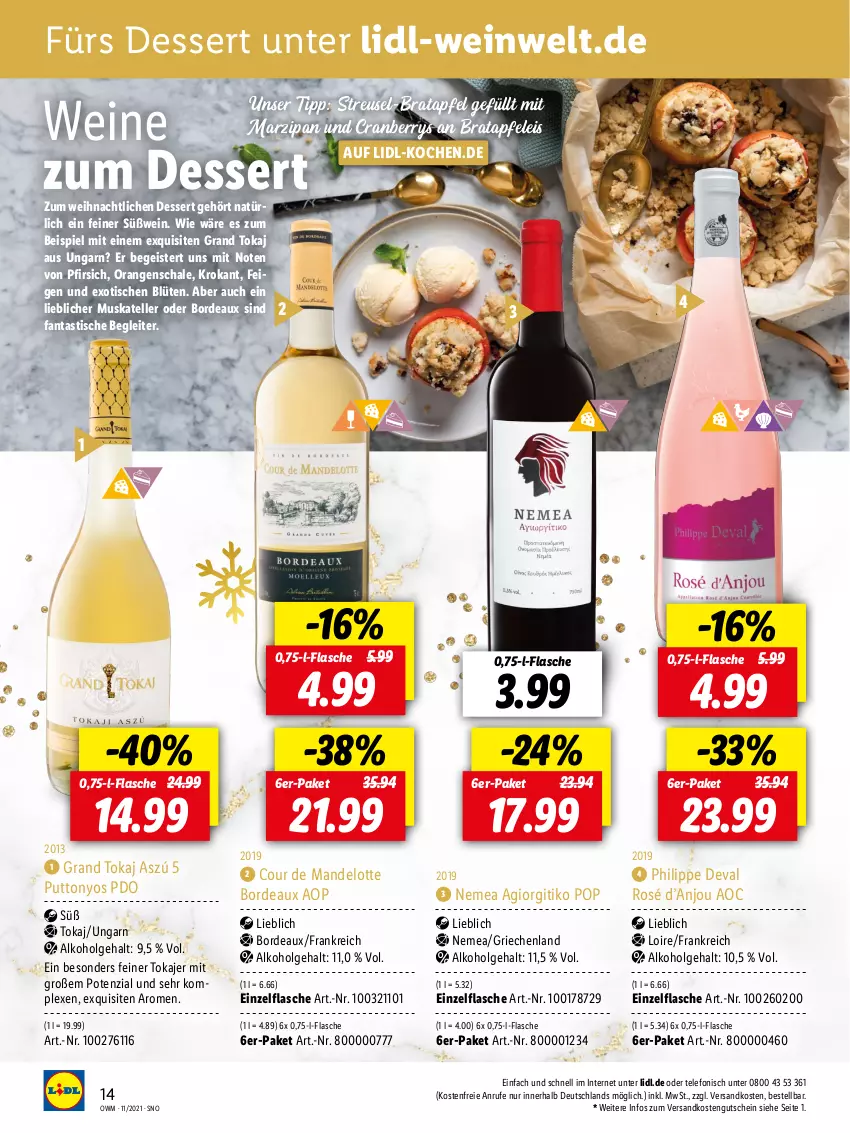 Aktueller Prospekt Lidl - Beste Weine für jeden Anlass - von 29.10 bis 30.11.2021 - strona 14