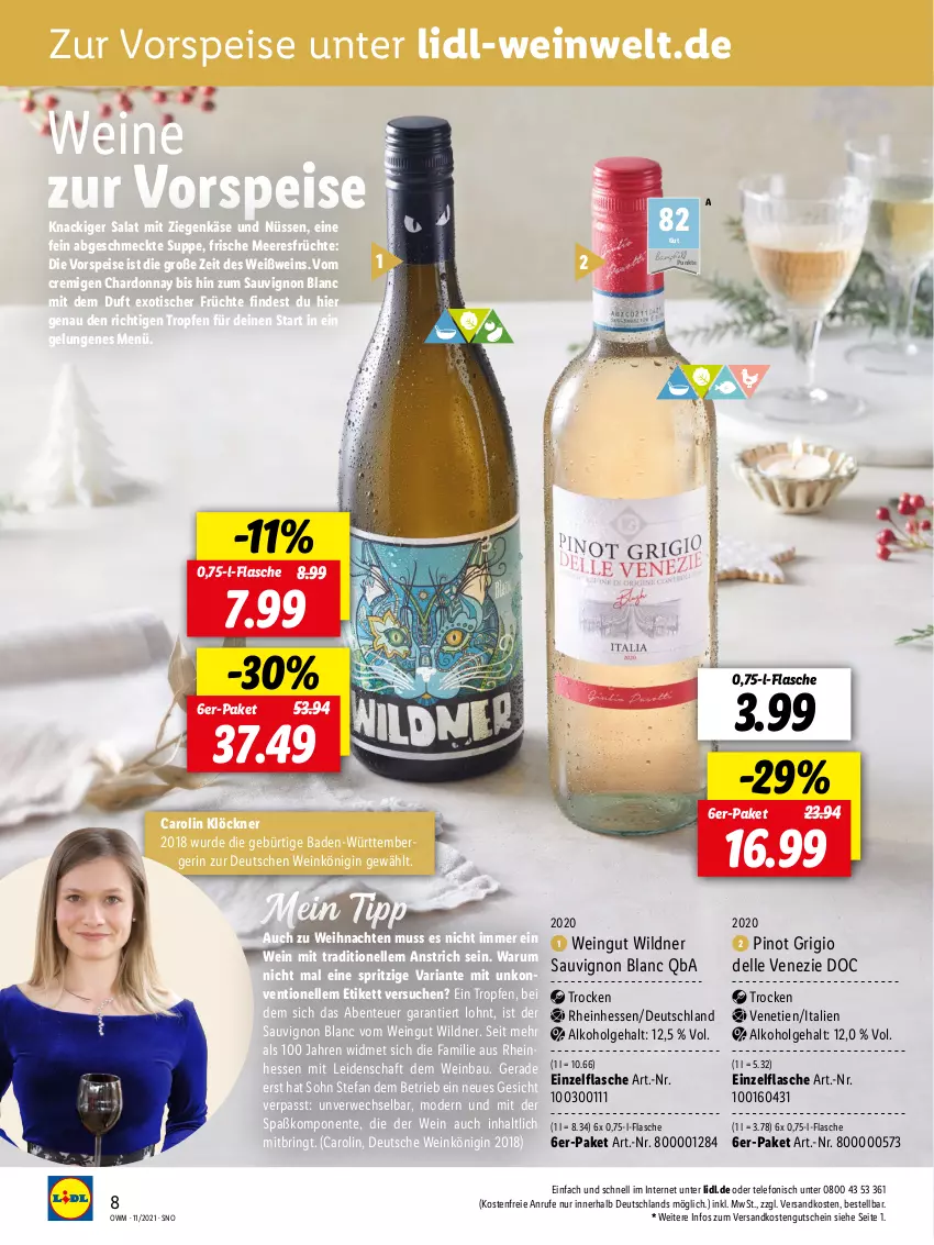 Aktueller Prospekt Lidl - Beste Weine für jeden Anlass - von 29.10 bis 30.11.2021 - strona 8