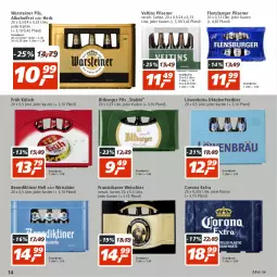 Gazetka promocyjna Real - Gazetka - ważna od 10.09 do 10.09.2022 - strona 14 - produkty: alkohol, Benediktiner, bier, bitburger, bitburger pils, burger, corona, corona extra, eis, flensburger, franziskaner, Früh Kölsch, pils, pilsener, reis, steiner, Ti, veltins, veltins pilsener, warsteiner, weissbier