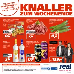 Gazetka promocyjna Real - Gazetka - ważna od 10.09 do 10.09.2022 - strona 24 - produkty: beutel, bosch, drink, eis, elle, energy drink, flasche, fleisch, Gorbatschow, gurke, gurken, hackfleisch, Jacke, jumbo, LG, lorenz, Metro, Narzissen, payback, reis, rind, rindfleisch, Rockstar, salat, Salatgurke, salatgurken, schwein, schweine, Ti, wein, weine, wodka