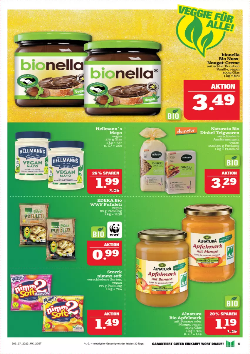 Aktueller Prospekt Marktkauf - Prospekt - von 10.09 bis 16.09.2023 - strona 6 - produkty: apfel, bio, bourbon, creme, mango, natur, nuss, vanille