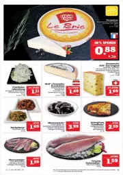 Gazetka promocyjna Marktkauf - Prospekt - Gazetka - ważna od 16.09 do 16.09.2023 - strona 14 - produkty: Bau, brie, eis, emmentaler, filet, filets, fisch, fleisch, französischer weichkäse, frischfisch, frischkäse, gin, grill, hartkäse, HP, ideal zum grillen, Käse, lachs, lachsfilet, Leuchte, leuchten, mac, matjes, Matjesfilet, matjesfilets, milch, Muscheln, nuss, orange, pfanne, reis, salz, schnittkäse, schweizer hartkäse, seelachsfilet, Ti, torte, weichkäse, ZTE