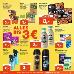 Gazetka promocyjna Real - Gazetka - ważna od 05.08 do 05.08.2023 - strona 11 - produkty: Adidas, axe, bio, body, bodyspray, bordelaise, coupon, coupons, Discreet, drink, drinks, duschgel, fertiggericht, fertiggerichte, filet, frosta, krone, lachs, payback, pizza, schlemmerfilet, Ti, trockenfutter, wagner, whiskas, Yo, YouCook