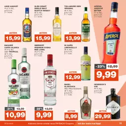 Gazetka promocyjna Real - Gazetka - ważna od 05.08 do 05.08.2023 - strona 15 - produkty: aperitif, aperol, aqua, aquavit, Bad, Cap, coupon, coupons, gin, Glen Grant, limo, payback, pflaume, pflaumen, premium vodka, scotch, scotch whisky, single malt, smirnoff, Ti, tullamore, tullamore dew, vodka, whisky