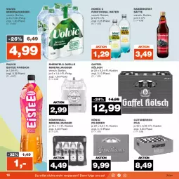 Gazetka promocyjna Real - Gazetka - ważna od 05.08 do 05.08.2023 - strona 16 - produkty: Alwa, eis, eistee, elle, Hohes C, könig pilsener, LG, mineralwasser, pfirsich, pils, pilsener, Rauch, rheinfels quelle, säfte, tee, Ti, volvic, wasser