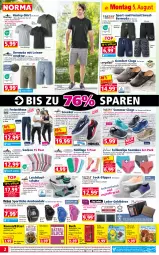 Gazetka promocyjna Norma - Norma - Gazetka - ważna od 12.08 do 12.08.2024 - strona 2 - produkty: Armband, Armbanduhr, Bau, baumwolle, Bebe, bermuda, braun, buch, Clogs, decksohle, dell, eis, Elan, elle, ente, Füßlinge, Geldbörse, gin, hose, Hylo, Laufschuhe, leine, LG, Liege, mint, Mode, ndk, olive, reine baumwolle, reis, Ria, rind, rwe, schuhe, shirt, slip, Slipper, slips, sneaker, socken, Spiele, Sport, Taillenslip, Tasche, taschen, Ti, tisch, uhr, wolle, ZTE