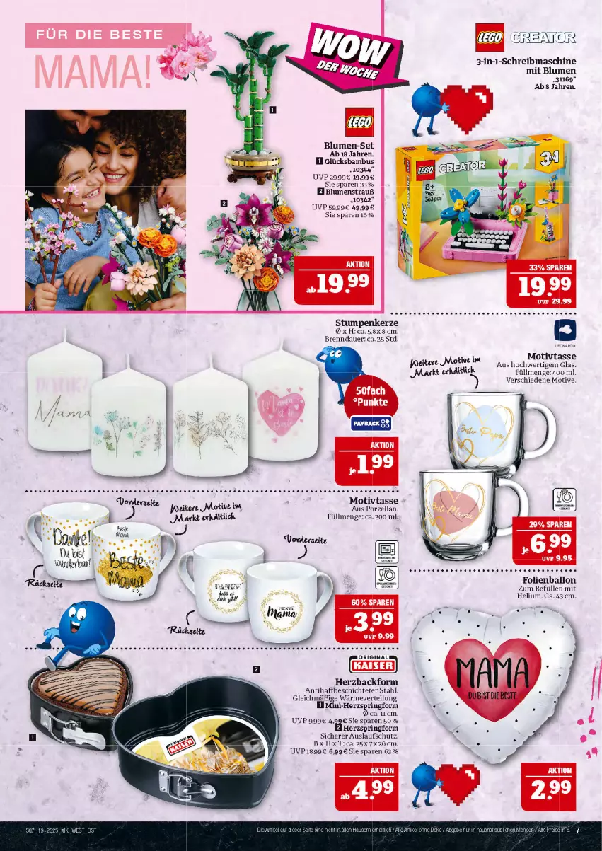 Aktueller Prospekt Marktkauf - Prospekt - von 04.05 bis 10.05.2025 - strona 7 - produkty: auer, Backform, ball, bambus, bier, blume, blumen, Blumenstrauß, elle, kerze, leonardo, ring, Springform, tasse, tee, teller, Ti