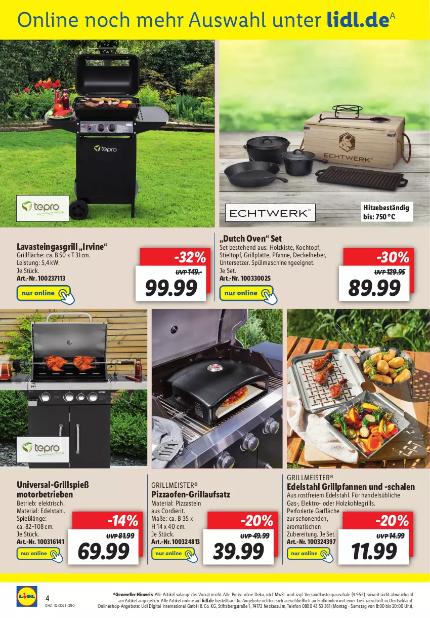 Aktueller Prospekt Lidl - Onlineshop-Highlights der Woche - von 31.07 bis 15.08.2021 - strona 4