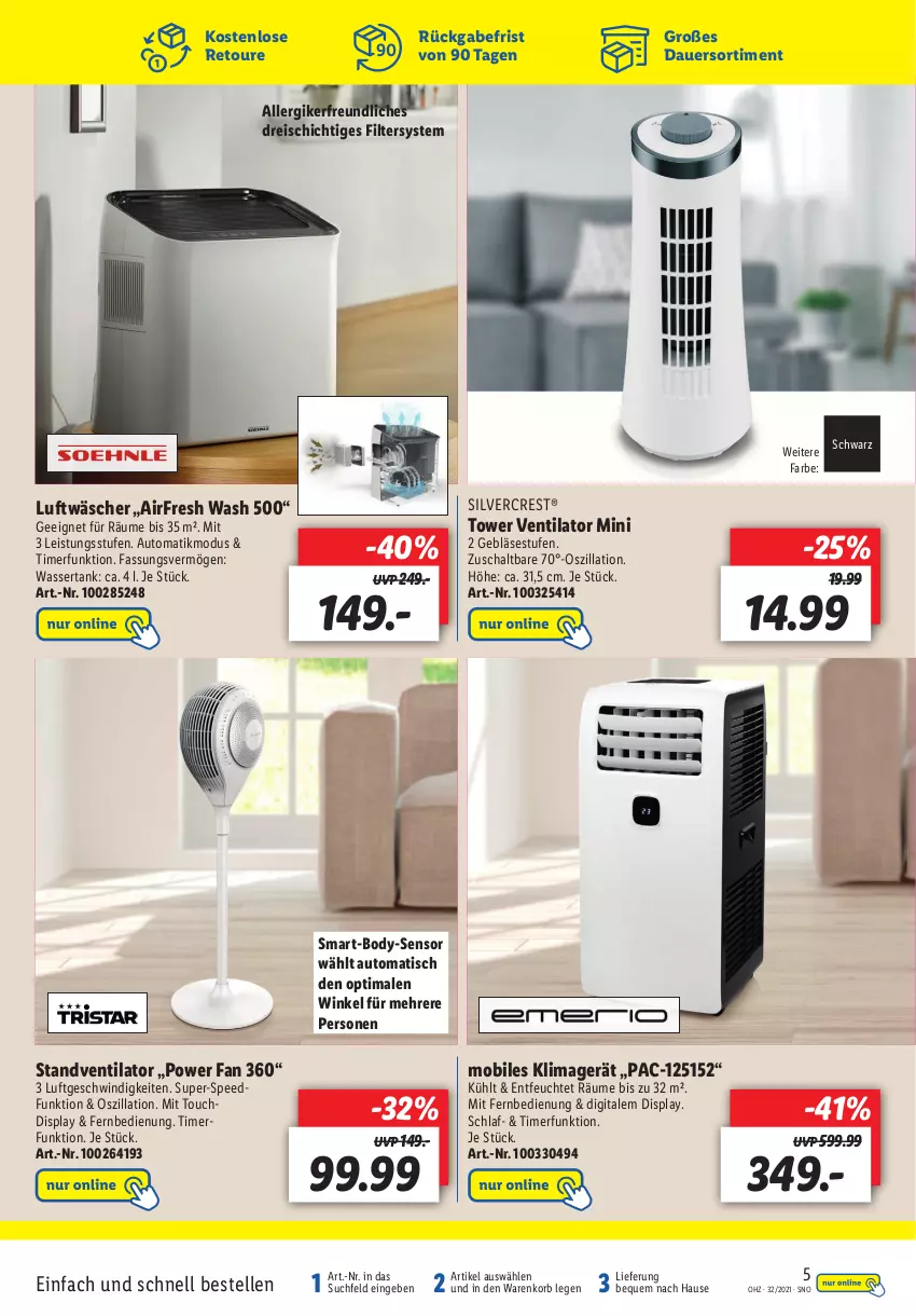 Aktueller Prospekt Lidl - Onlineshop-Highlights der Woche - von 31.07 bis 15.08.2021 - strona 5