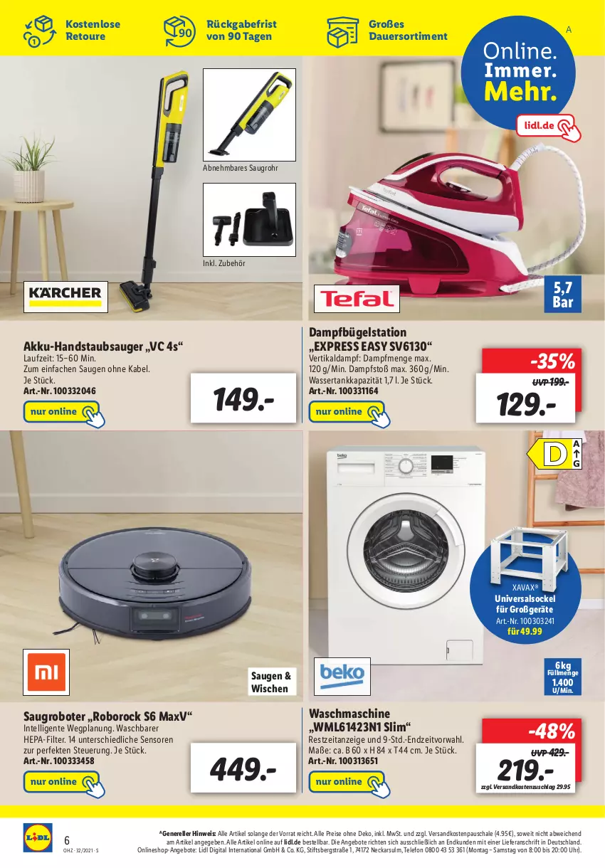 Aktueller Prospekt Lidl - Onlineshop-Highlights der Woche - von 31.07 bis 15.08.2021 - strona 6