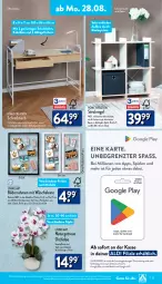 Gazetka promocyjna Aldi Nord - Von Montag - Gazetka - ważna od 02.09 do 02.09.2023 - strona 15 - produkty: Bau, bilderrahmen, dell, Eckregal, elle, gin, Holz, HP, Klammern, Kunstpflanze, lamm, latte, leine, LG, Mode, natur, orchidee, pflanze, regal, schreibtisch, schubladen, steckregal, Ti, tisch, tischplatte, topf, ZTE