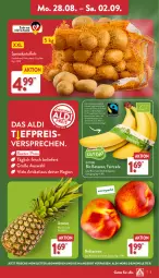 Gazetka promocyjna Aldi Nord - Von Montag - Gazetka - ważna od 02.09 do 02.09.2023 - strona 3 - produkty: aldi, ananas, angebot, auer, banane, bananen, Bau, Bauer, bio, bio-bananen, eis, kartoffel, kartoffeln, Nektar, nektarinen, reis, speisekartoffeln, Ti, trolli