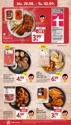 Gazetka promocyjna Aldi Nord - Von Montag - Gazetka - ważna od 02.09 do 02.09.2023 - strona 4 - produkty: braten, brustfilet, eis, filet, fleisch, gin, grill, gulasch, hackfleisch, hähnchenbrust, hähnchenbrustfilet, LG, minutensteaks, Nackensteak, nackensteaks, paprika, rwe, schwein, schweine, Schweinehackfleisch, steak, steaks, Ti, wein, weine, ZTE