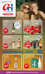 Gazetka promocyjna Getraenke Hoffmann - Prospekte - Gazetka - ważna od 27.06 do 27.06.2026 - strona 1 - produkty: angebot, angebote, apfel, bourbon, bourbon whiskey, brut, coca-cola, cola, crémant de loire, eis, elle, fanta, flasche, hasseröder, honig, honigmelone, jim beam, Jubiläums, kentucky straight, melone, pfirsich, pils, premium pils, reis, Ti, tuc, whiskey, zitrone