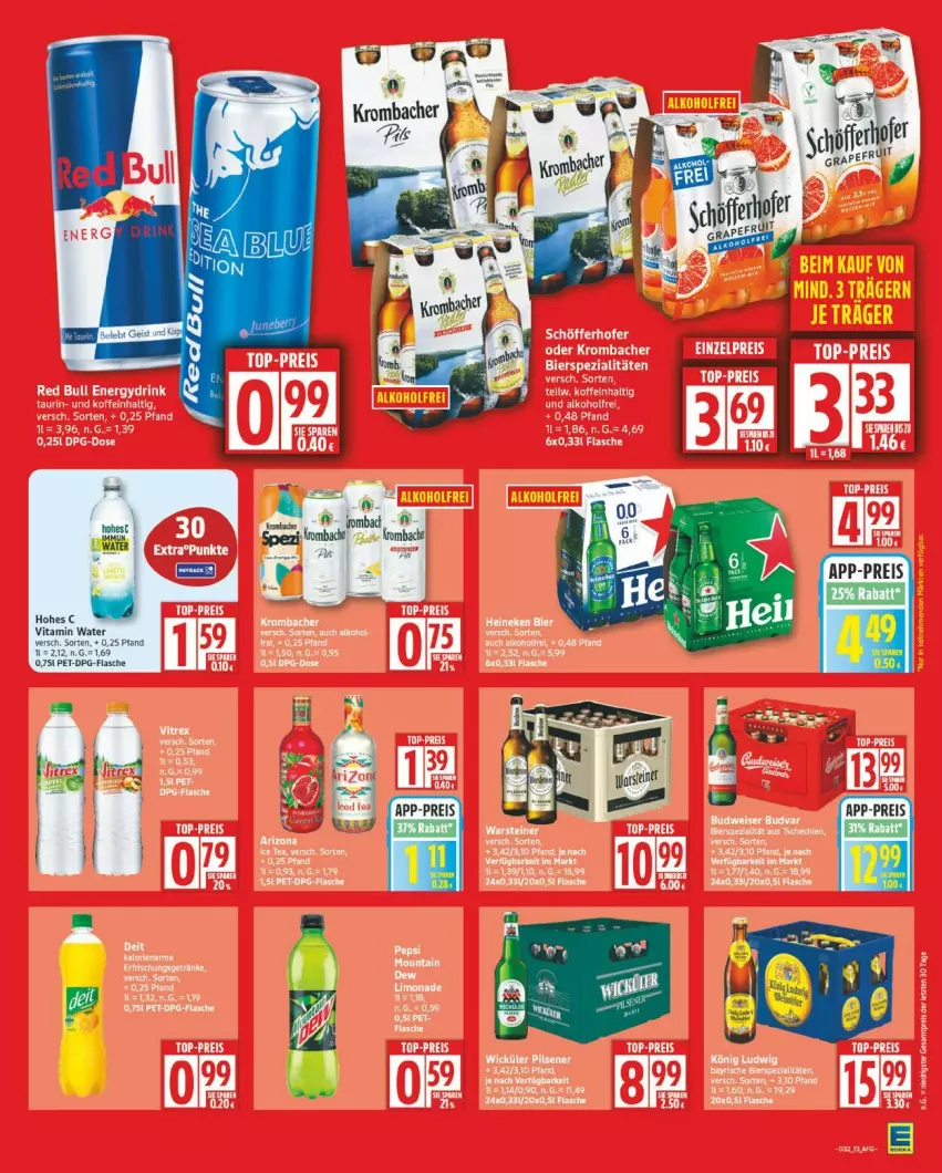 Aktueller Prospekt Edeka - Prospekte - von 04.08 bis 09.08.2025 - strona 13 - produkty: Hohes C, vita