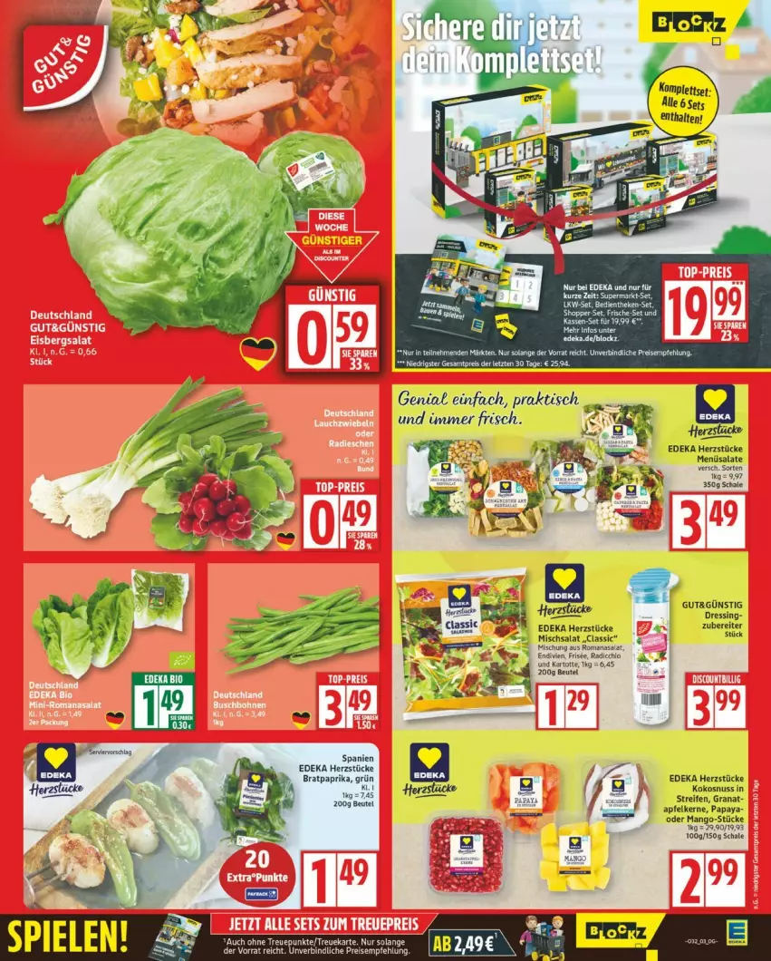 Aktueller Prospekt Edeka - Prospekte - von 04.08 bis 09.08.2025 - strona 3 - produkty: apfel, beutel, deka, dressing, eis, grana, kokos, kokosnuss, mango, nuss, Papaya, paprika, Rana, reifen, reis, Romanasalat, salat, ZTE